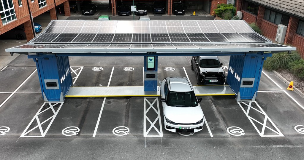 Popup solar car park EV hub nets £500,000 funding in an hour Move